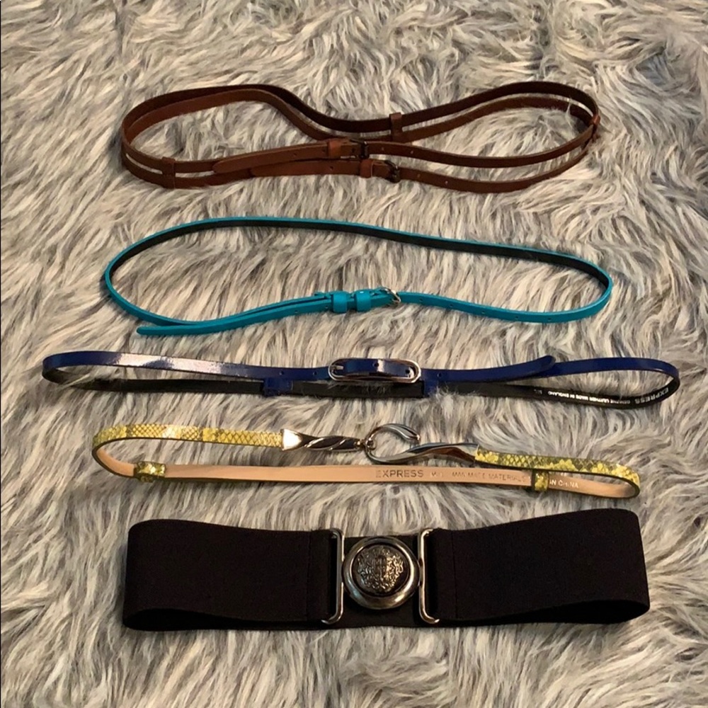 Bundle of 5 Belts